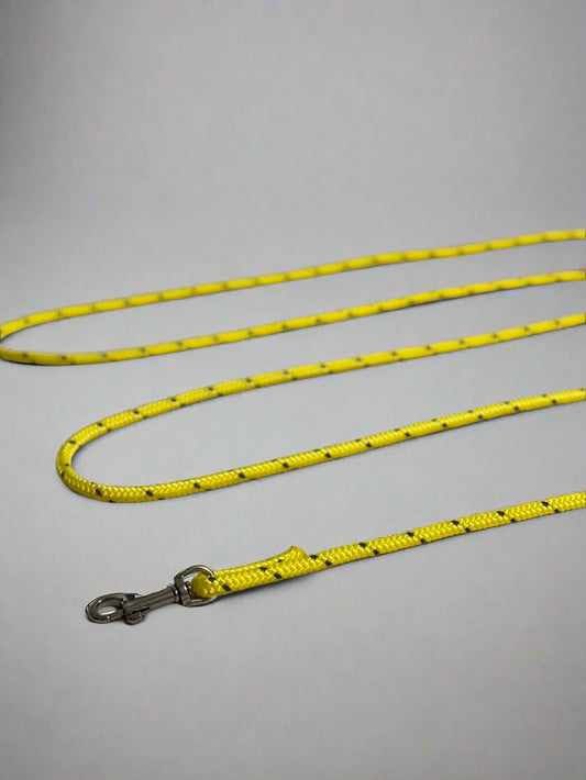 High Viz Dynamic Lead with Standard Clip and Optional Short Loop - Yellow